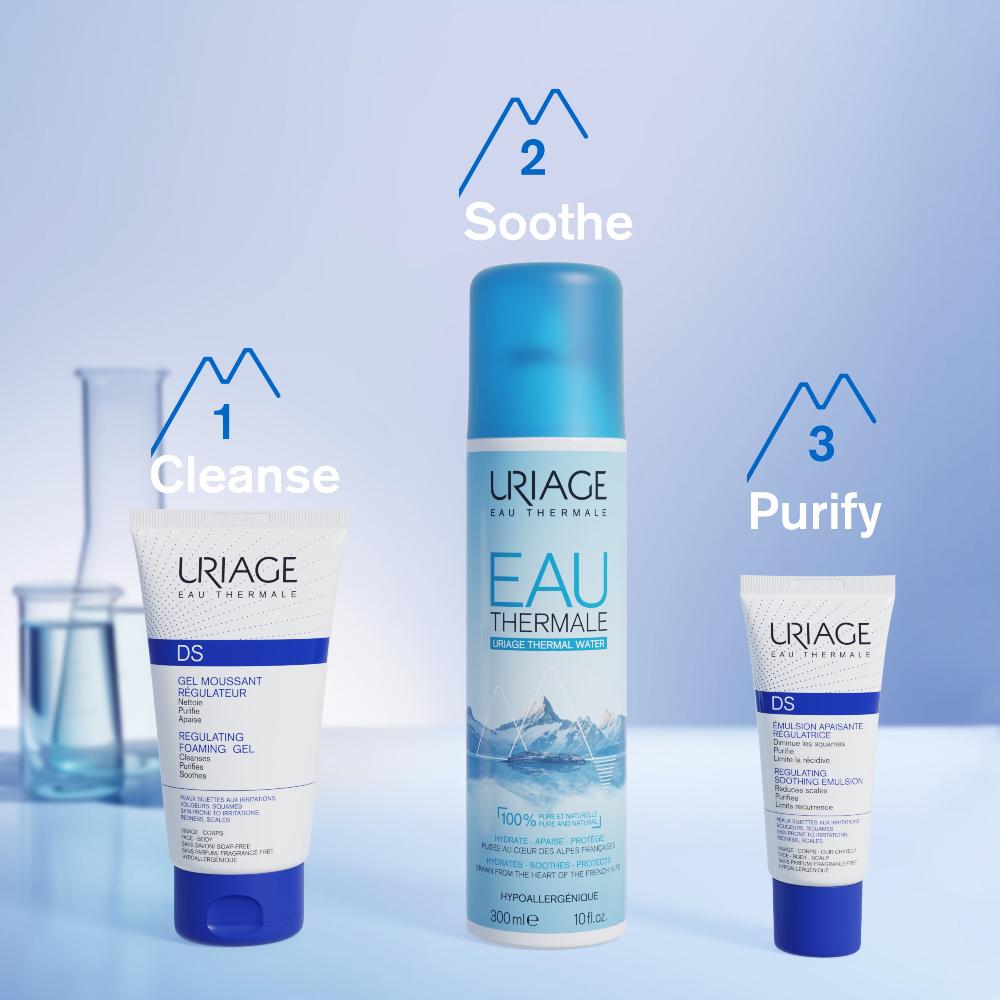 Uriage D.S. Regulating Emulsion, Irritation, Redness, Scales 40ml