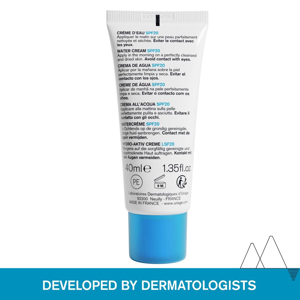 Uriage Moisturising Light Water Cream With Spf20 40ml