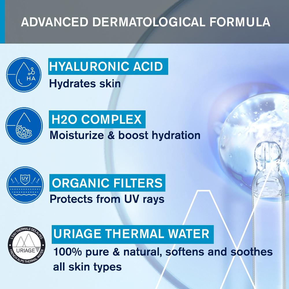 Uriage Moisturising Light Water Cream With Spf20 40ml