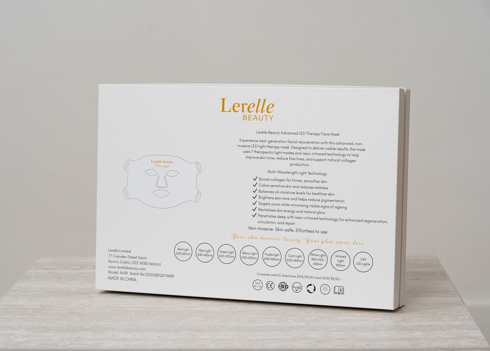 Lerelle Beauty Advanced LED Therapy Face Mask