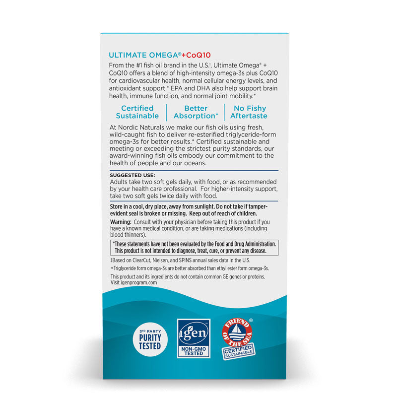 Nordic Naturals Ultimate Omega with CoQ10 (60caps)