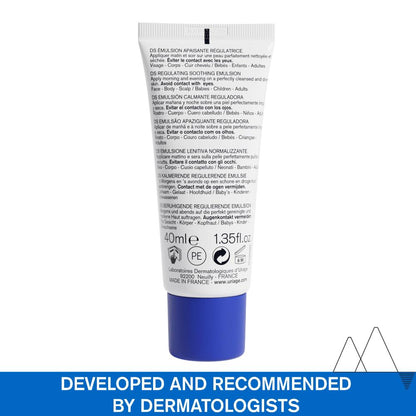 Uriage D.S. Regulating Emulsion, Irritation, Redness, Scales 40ml
