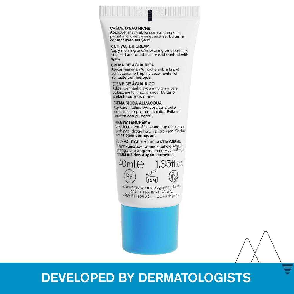 Uriage Moisturizing Water Cream Rich 40ml