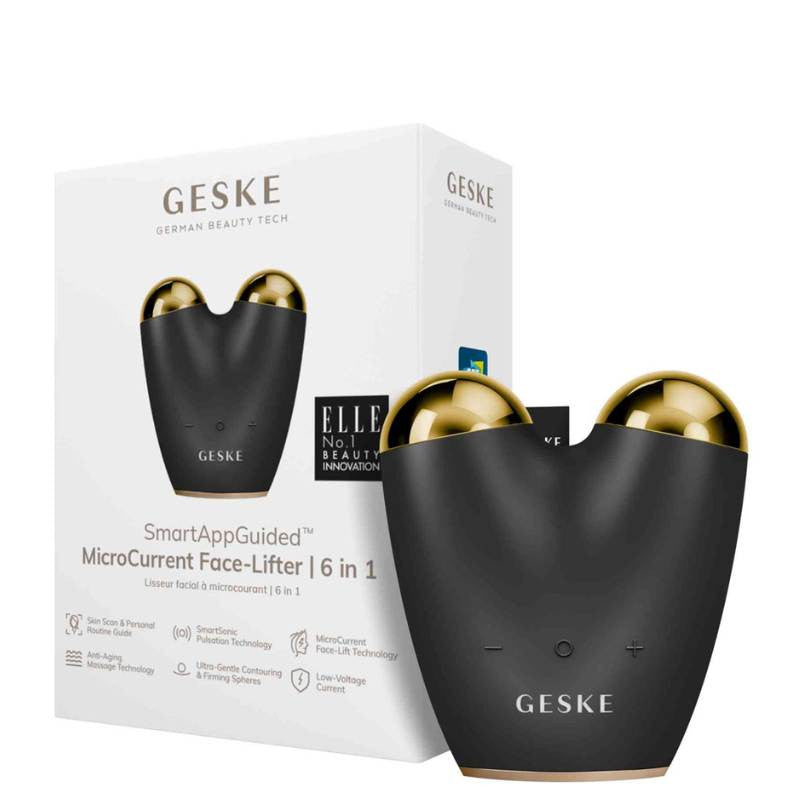 GESKE MicroCurrent Face-Lifter 6 in 1 Black and Gold