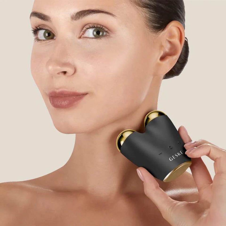 GESKE MicroCurrent Face-Lifter 6 in 1 Black and Gold