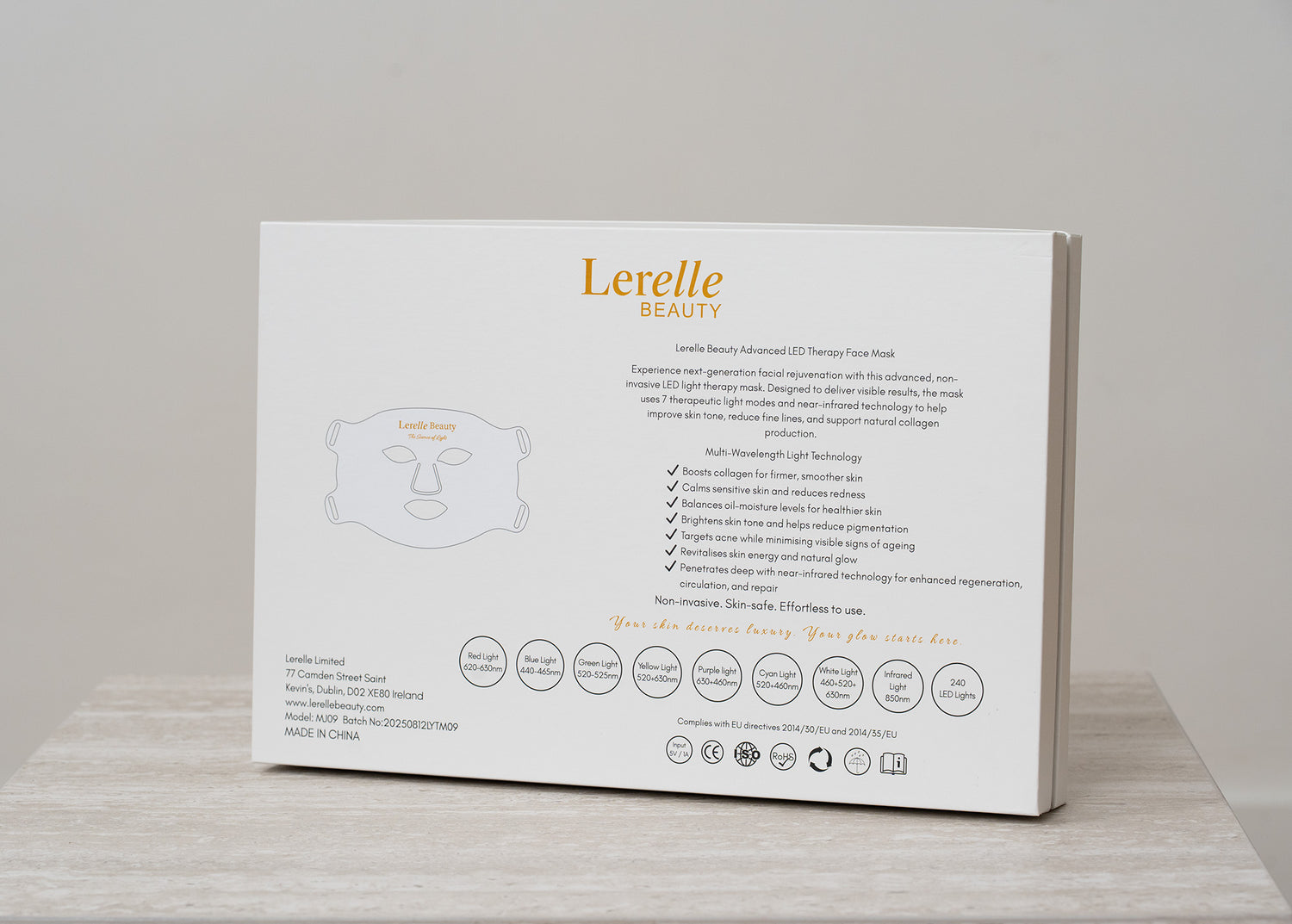Lerelle Beauty Advanced LED Therapy Face Mask