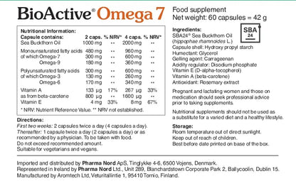 Pharmanord Omega 7 capsules (60pk)
