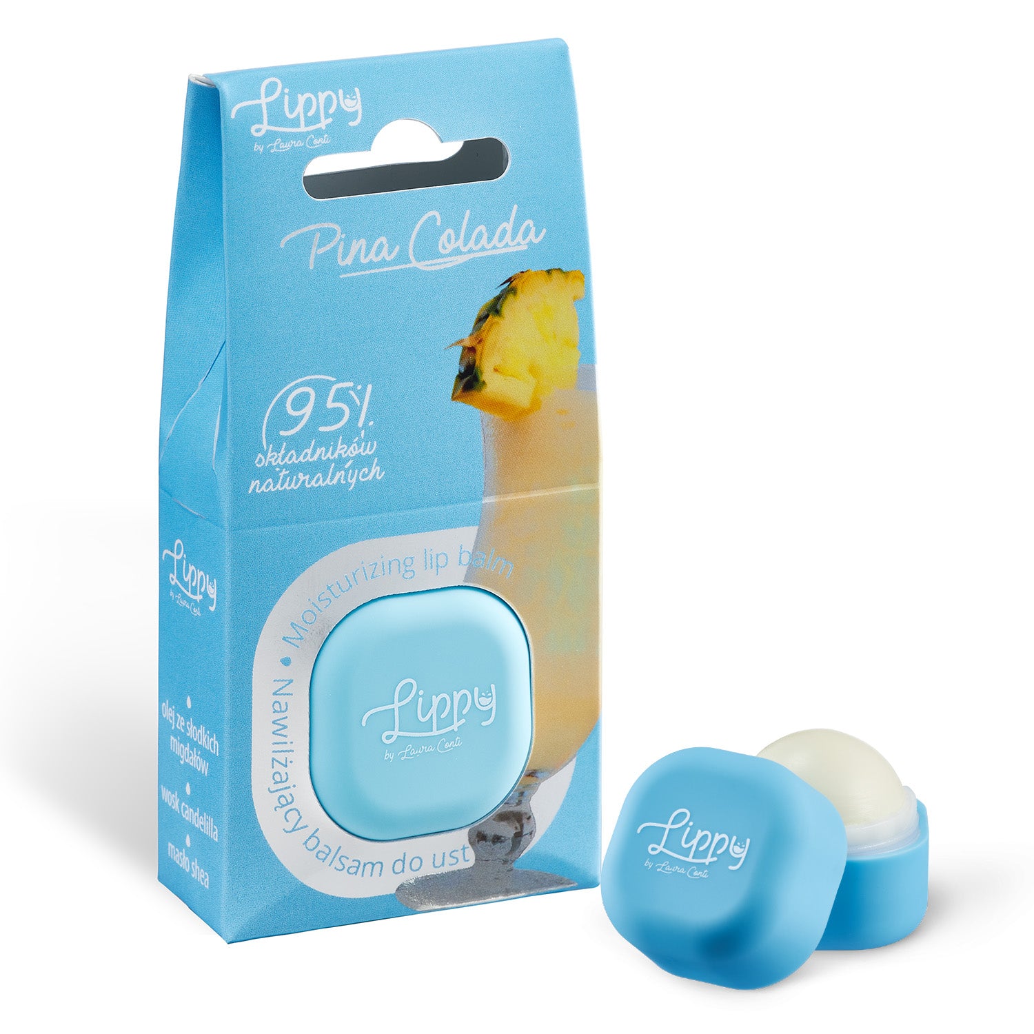 Lippy Pina Colada Natural Lip Balm by Lerelle Beauty