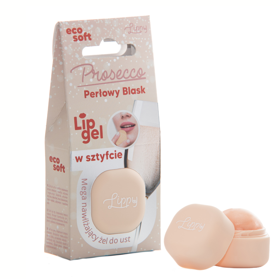 Lippy Prosecco Pearly Shine Natural Lip Balm by Lerelle Beauty