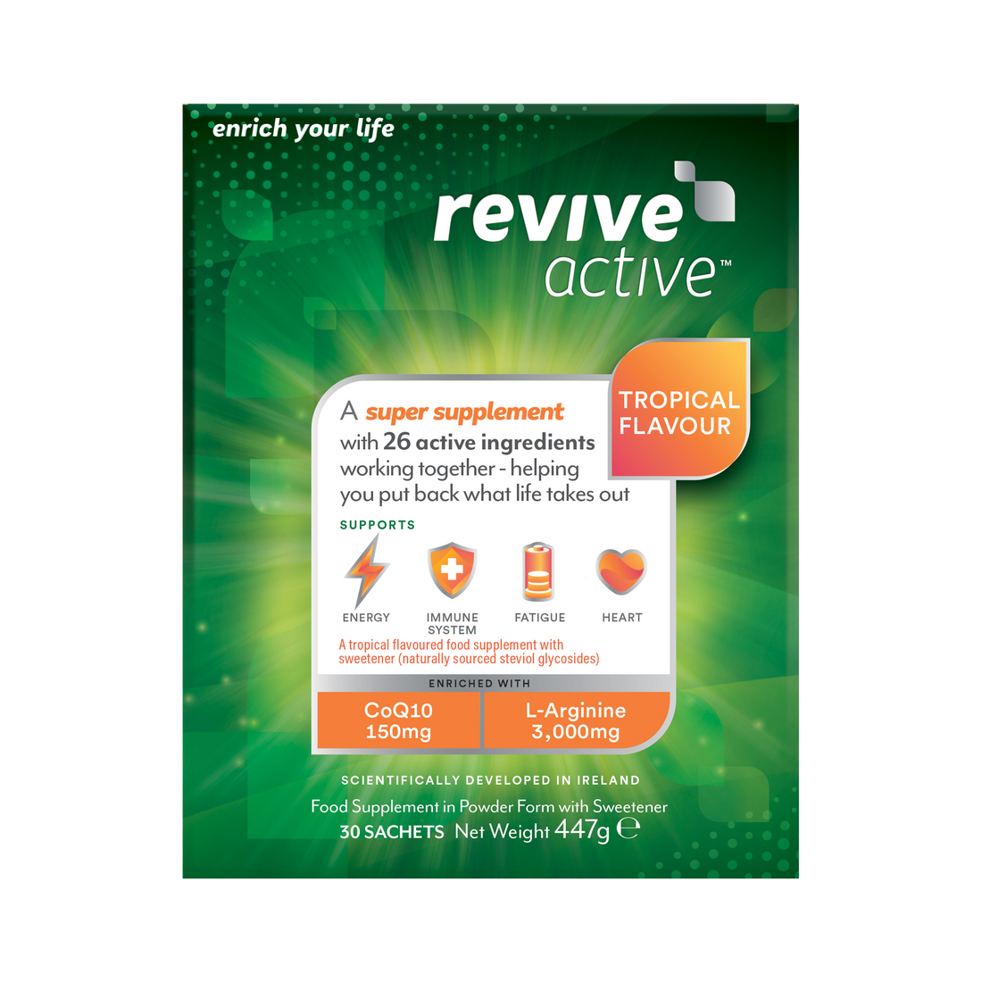 Revive Active Tropical Flavour 30pk