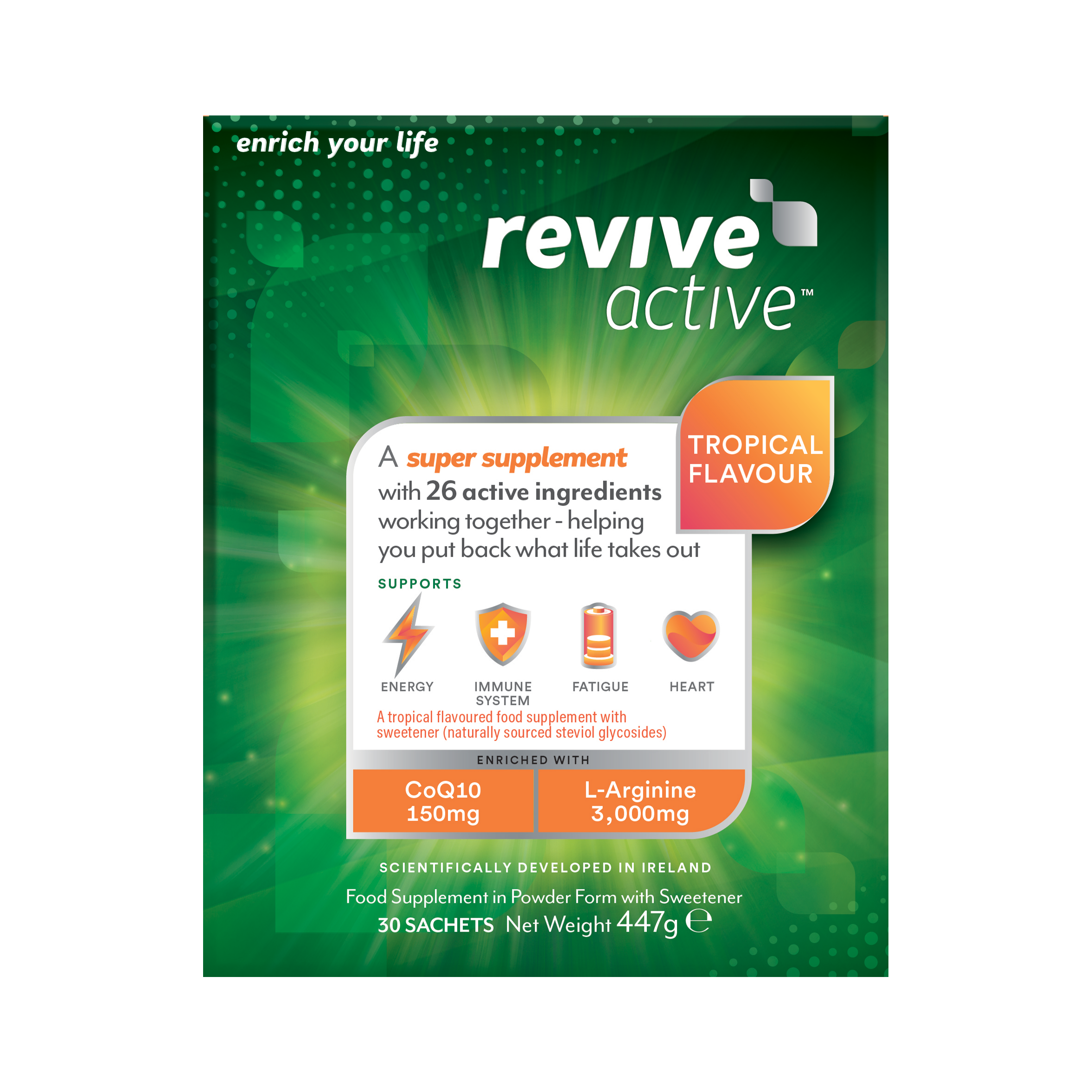 Revive Active Tropical Flavour 30pk