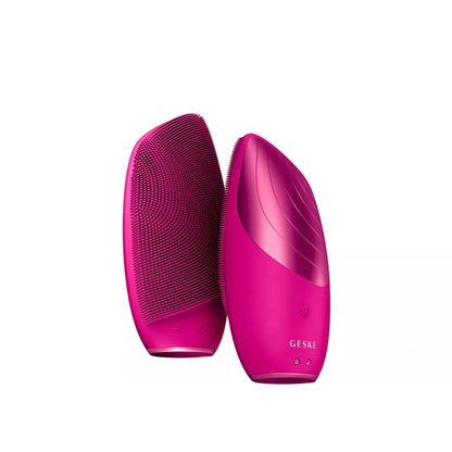 GESKE Sonic Thermo Facial Brush 6 in 1 Pink