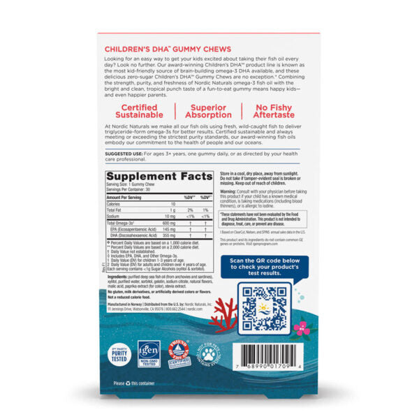 Nordic Naturals Childrens DHA Gummies (30)