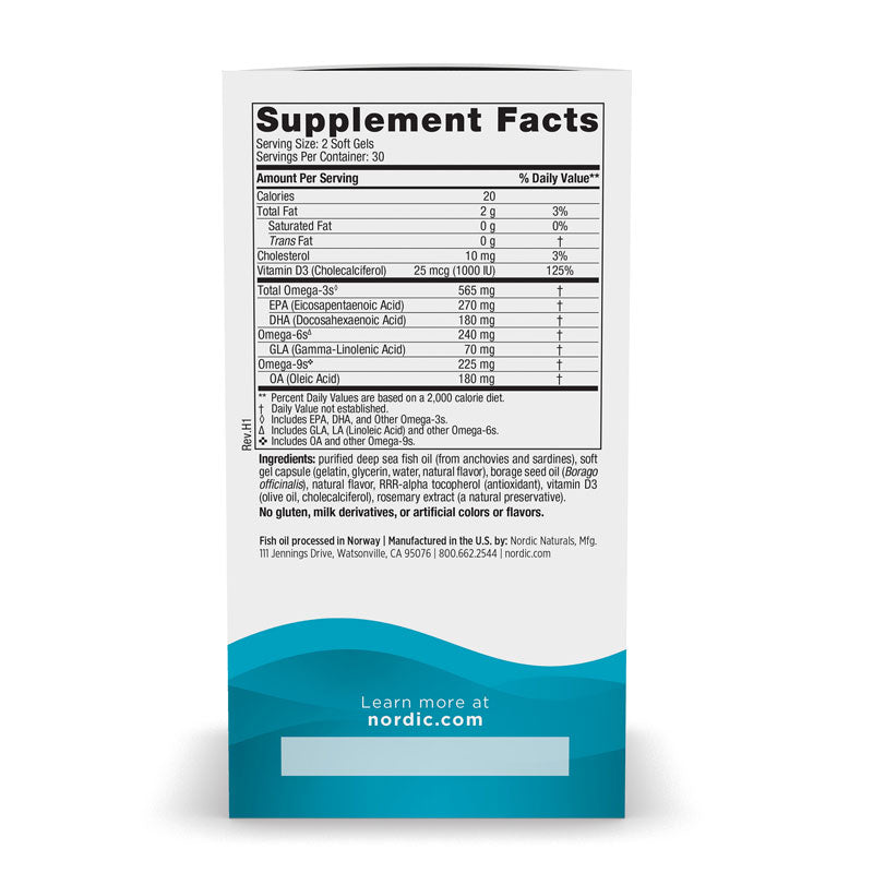 Nordic Naturals Complete Omega-D3