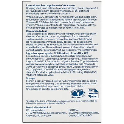 Optibac Womens Wellbeing (30caps)